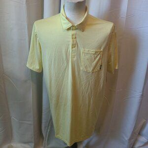 Mens S/S Partial button front shirt SAXX - Drop Temp - L - Yellow